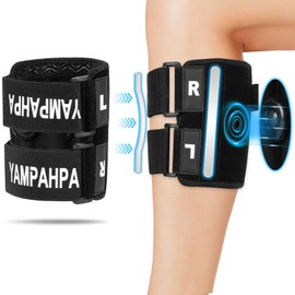 Yampahpa Calf Sciatica Relief Device Brace for Sciatica for Men，Calf Braces for Sciatica Relief, The Sciatica Leg Braces with Dual Pressure Pads（Black）
