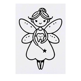 'Tooth Fairy' Temporary Tattoo - Water Resistant, Skin-Safe, Non-Toxic Transfer (TO00074255)