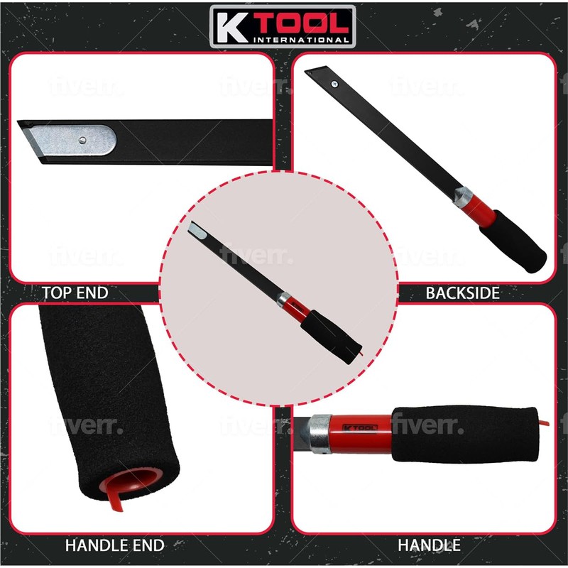 K Tool International 70545 Extra Reach Urethane Cutting Tool Heavy