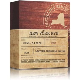 New York Rye Eau de Toilette, Cologne for Men, 3.4 Oz