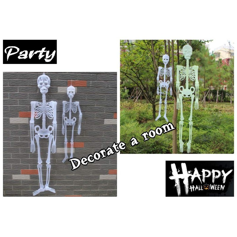 Hosendo Glowing Skull Doll 35.4 inches (90 cm), Set of