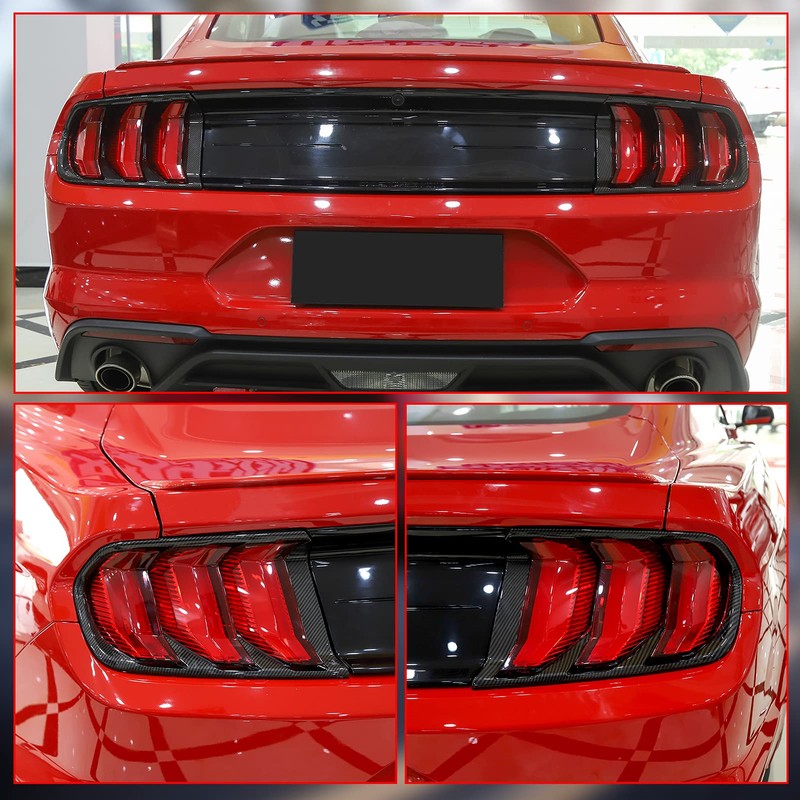 RT-TCZ Carbon Fiber Tail Light Lamp Cover Guard Trim Frame