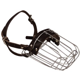 Metal Wire Basket Dog Muzzle Doberman Pinscher Female, Collie. Circumference 10.75", Length 4"