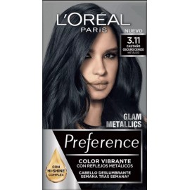 L'Oréal Tinte Preference Loréal Alto Brillo Metálicos Tono 3.11