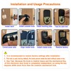BOTHSTAR Keypad Door Knob with Key,Keyless Entry Door Lock, Code
