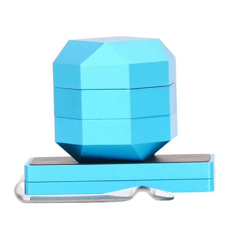 Aluminum Cue Chalk Holder Clip Octagon Universal 3 Layers Billiard