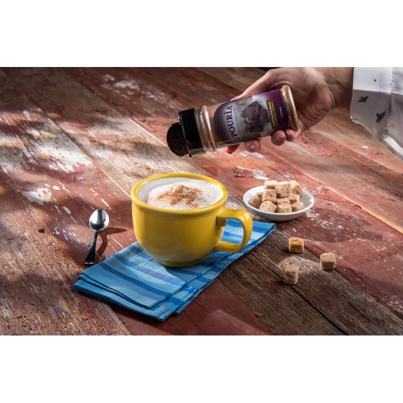 Upouria Chocolate Flavored Shakeable Topping 5.5 Ounce - (Pack of