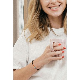 JSDDE 7 Chakra Bracelet Gemstones Bead Bracelet Braided Healing Stones Bracelet Energy Therapy Reiki Healing Bracelet Lucky Bracelet Jewellery for Men and Women, Gemstone, No Gemstone