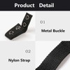 EIHI Pack of 6 Nylon Duty Belt Keeper with Double