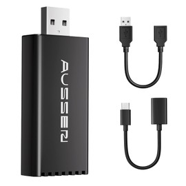 Aussen Wireless CarPlay Adapter, Apple CarPlay Wireless Adapter Plug and Play Dual Core Chip 5.8GHz WiFi No Lag Dongle Auto Connection Wireless CarPlay for Wired CarPlay Models Above 2016