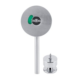 Public Bathroom Door Lock Bolt Zinc Alloy Vacant Engaged Privacy Indicator Lock for Public Toilet