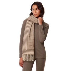 Triumph Women's Accessories Blanket Scarf, Brown - Light Combination, One Size, Brown - light combination.