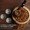 40 Pcs Stainless Steel Pipe Screens Filter, Adjustable Pre-Cut Bowl