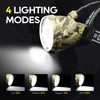 DUMPMAN Camo Coon Hunting Lights Headlamp for Coyotes Hog Predators,