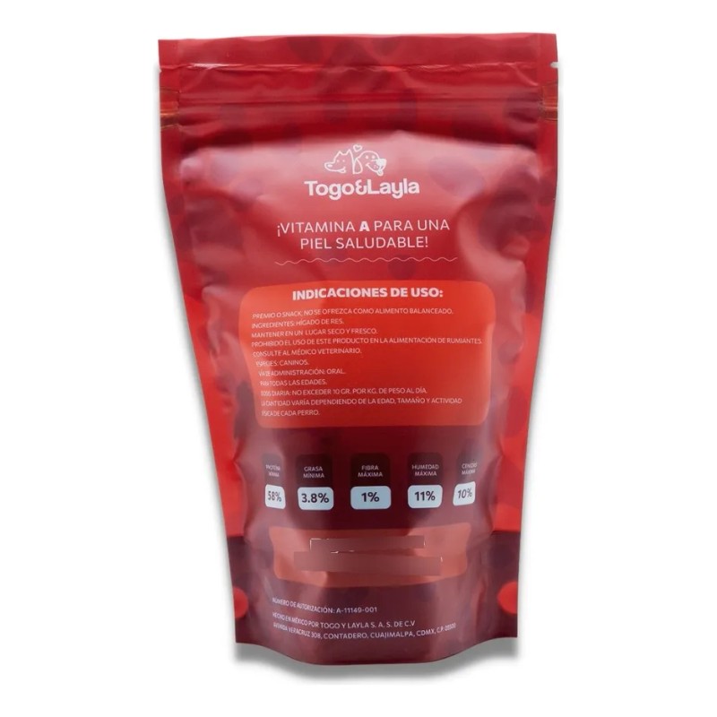 Premios Para Perro De Hígado De Res 3 Pack 360