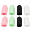 8pcs Travel Leak Proofing Elastic Sleeve Bottle Covers Soft Silicone
