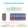 WWZMDiB Relay Module High and Low Level Trigger Optocoupler Isolation