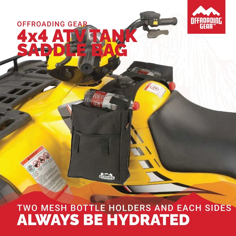 Offroading Gear 4x4 Waterproof Rear and Front Tank-Top Saddle Bag|