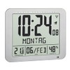 TFA Dostmann Radio-Controlled Digital Clock, 60.4516.54, with Room Climate, Written