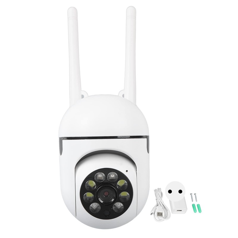 WiFi Security Camera, 1080P Wireless Outdoor Home Monitoring Camera, 2-Way