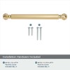 khtumeware 10-Pack Champagne Bronze Heavy-Duty Solid Cabinet Pulls, 4 Inch