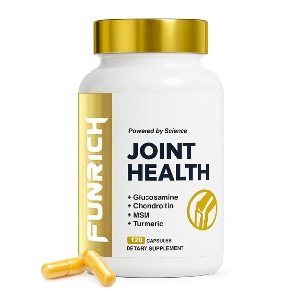 FUNRICH Joint Health Supplement – Glucosamine, Chondroitin, MSM & Turmeric