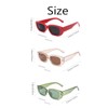 Manqyi Pack of 3 Sunglasses Women's Vintage Retro Rectangular Sunglasses