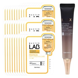 Tony Moly Master Lab Propolis Mask Sheet 30 sheets + Bio EX Cell Peptide Eye Solution / 토니모리 마스터랩 프로폴리스 마스크시트 30매+바이오 이엑스 셀 펩타이드 아이솔루션