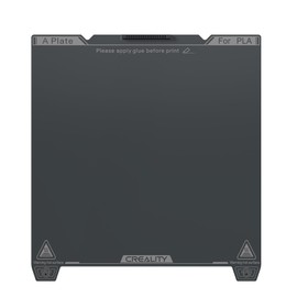 Creality K1C - Kit de placas de construcción PEI liso, impresora 3D, resistencia al calor y al desgaste, plataforma de acero PEI con resorte suave, diseño de boquilla de limpieza para K1C