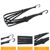 URAQT Bicycle Hooks Rope, 2 Pack Rubber Bungee Cords, Motorcycle