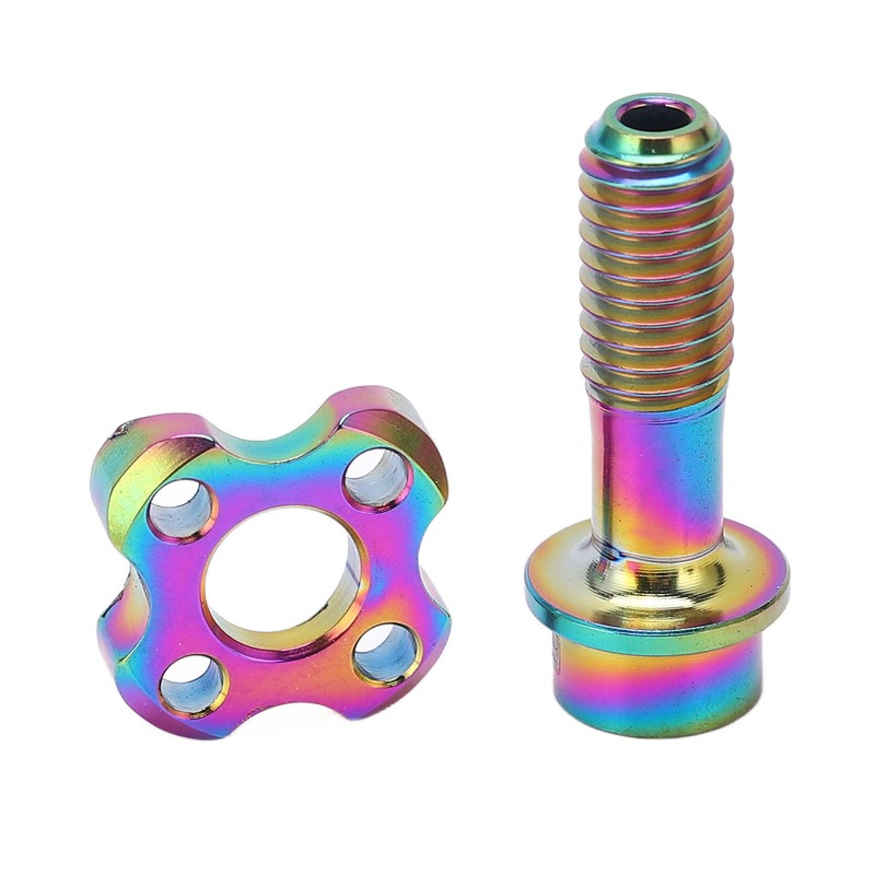 RISK Bike Front Derailleur Screw Gasket Kit Hollow Titanium Alloy