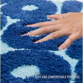 Urtlmaji You Look Good Bath Mat Blue Funny Bathroom Rugs Cute Cool Bath Rugs Non Slip Microfiber Plush Absorbent Washable Preppy Small Shower Rug for Bathtub Sink 30”x24”