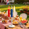 NjaoHoo Real Wax LED Flameless Short Taper Candles with Remote,