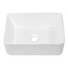 Vessel Sink Rectangular - Lordear 24 Inch Curved Rectangle Bathroom