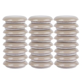 1-1/4" Furniture Sliders for Carpet & Hardwood Floors, Kayzn 24 PCS Self Stick Furniture Sliders, Furniture Moving Pads Chair Glides for Carpet - Protect Carpet & Move Furniture Easily.