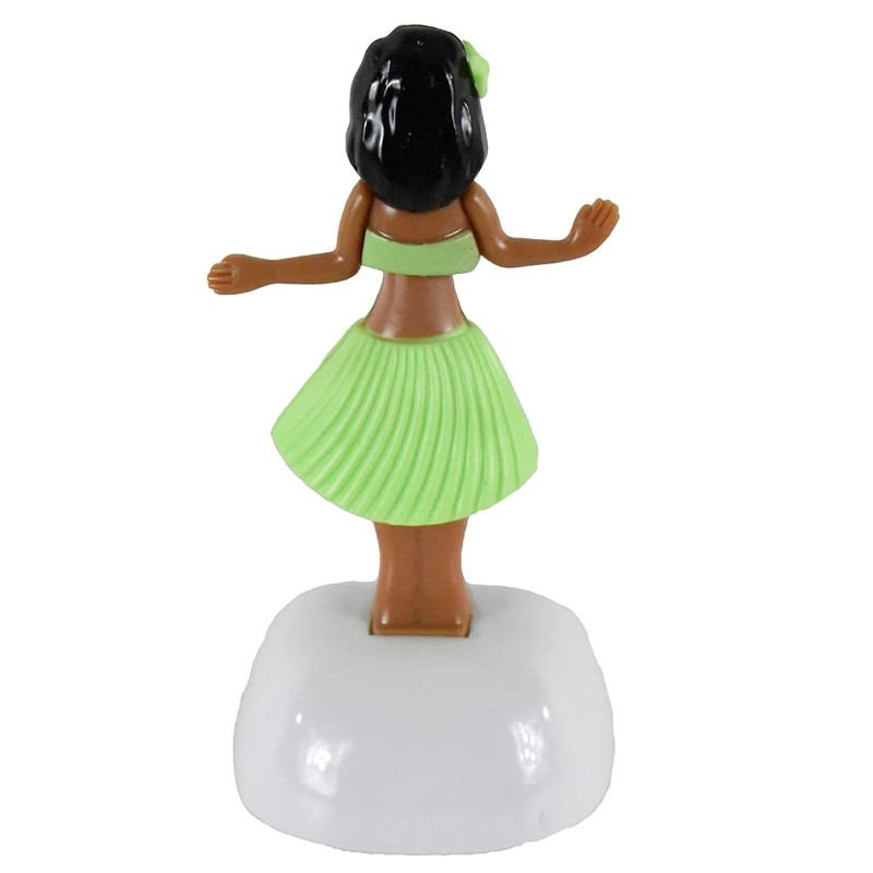 Solar Powered Dancing Decoration Dashboard Hawaiian Hula Girl Office or