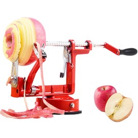 Bugucat Apple Peeler, Professional Apple Slicer, Apple Peeler, Spiral Cutter, Apple Corer, Peeler, Potato Fruit Cutter, 3 in 1 Function in Premium Quality