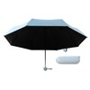 Sun Umbrella Mini Compact Sky Blue Foldable Umbrella for Sunny