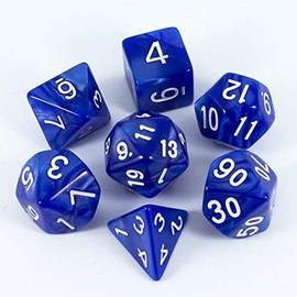 BOBOZHONG Polyhedral Dice,7PCS Layered Polyhedral D&D Dice,for Dungeons and Dragons RPG MTG Table Games(Black)
