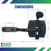 IRONTITE® Auto Gate Latch, Garden Gate Latch for Wooden Gates,