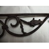 Wall Mount Cast Iron Flower Hanging Basket Hook Console Shelf