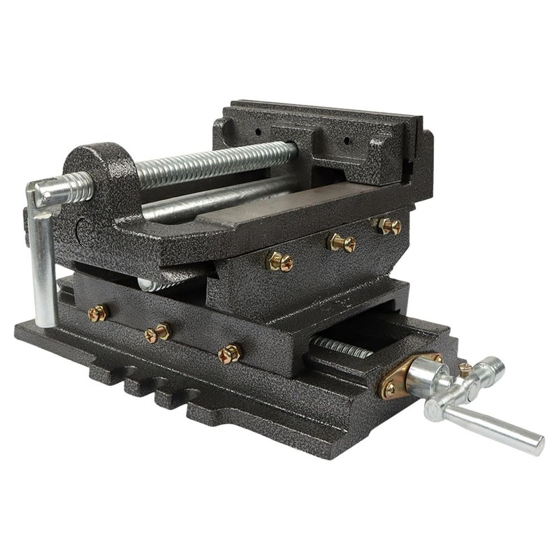 TINVHY 6 Inch Cross Slide Vise Heavy Duty Bench Clamp