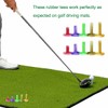 zalati Golf Tees 6pcs Golf Top Holder Stand Rubber for
