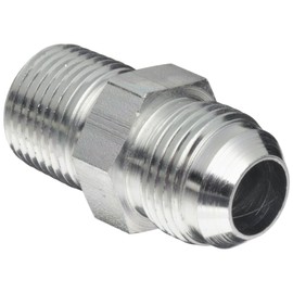 Eaton Aeroquip 2021-8-10S Male Connector, Male 37 Degree JIC, Male Pipe Thread, JIC 37 Degree & NPT End Types, Carbon Steel, 1/2 NPT(m) x 5/8 JIC(m) End Size, 5/8" Tube OD