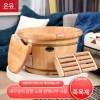 Hinoki 프리미엄 가정용 족욕기 히노끼 건식 쑥팩 30개 마사지 싱글통