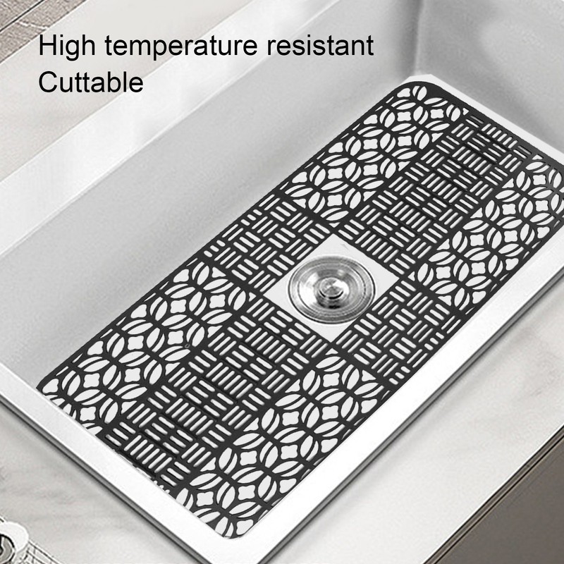 Sink Mats Silicone Anti Slip Heat Resistant 66x35cm Large Size