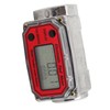 Mini Digital Turbine Flowmeter Diesel Fuel Flow Meter 10‑200L 1"