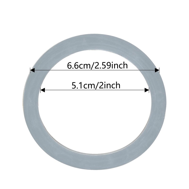 Bokwin 5Pcs Blender Gasket Grey Rubber Gasket Seal Replacement Compatible