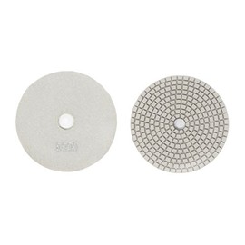 RockMaster 4" White Diamond Resin Wet Polishing Pads (8000 Grit)