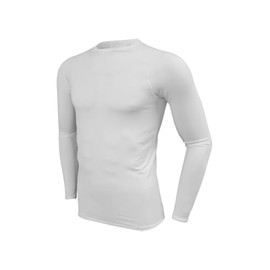 De Soto Men's Skin Cooler Long Sleeve Ultra Top - (White Laser, Size Large)